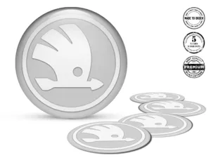 Skoda Radfelgendekoration Premium Gewölbte Ausgabe